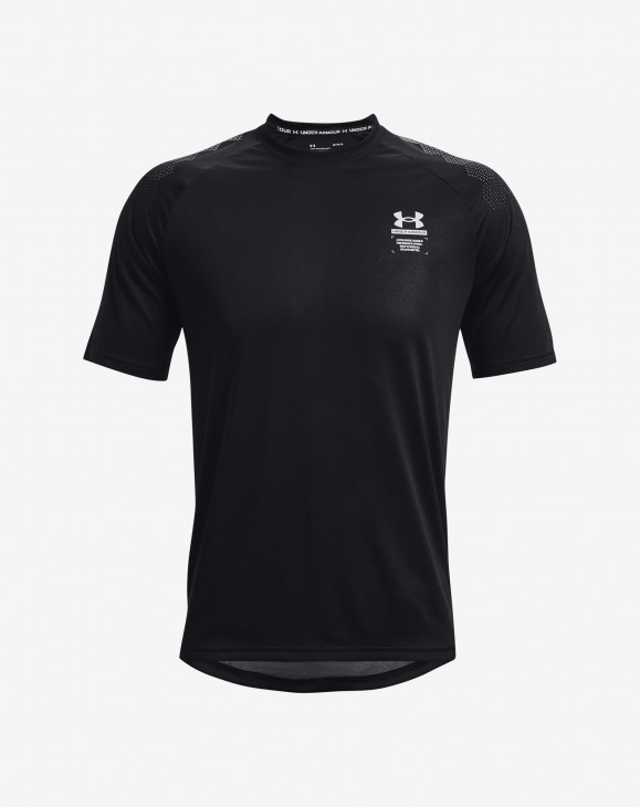 detail Pánské tričko s krátkým rukávem Under Armour UA Armourprint SS-BLK