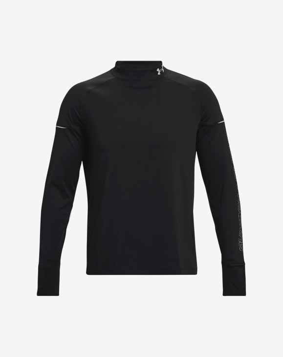 detail Pánské tričko s dlouhým rukávem Under Armour UA OUTRUN THE COLD LS-BLK