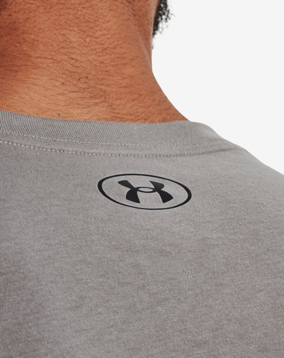 detail Pánské tričko s krátkým rukávem Under Armour UA TRAINING OVERLAY SS-GRY