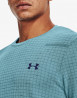 náhled Pánské tričko s krátkým rukávem Under Armour UA Seamless Grid SS-BLU