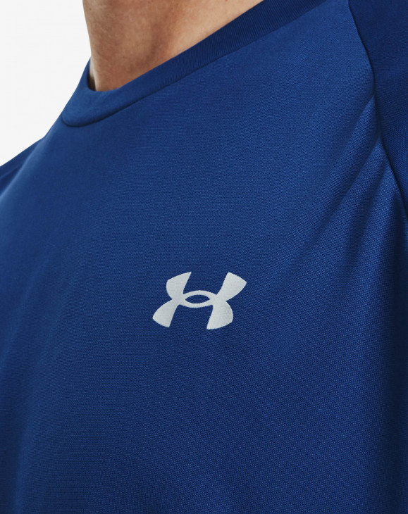 detail Pánské tričko s krátkým rukávem Under Armour UA Tech Reflective SS-BLU