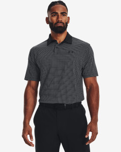 Pánské polo tričko Under Armour UA T2G Printed Polo-BLK