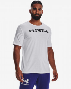 Pánské tričko s krátkým rukávem Under Armour UA I WLL SS-WHT