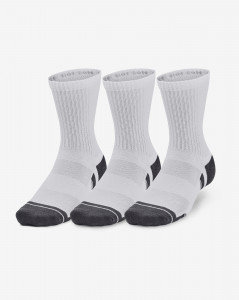 Ponožky Under Armour UA Performance Cotton 3p Mid-WHT