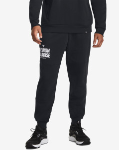 Pánské tepláky Under Armour Pjt Rock Rival Flc Jogger-BLK