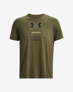 Pánské tričko s krátkým rukávem Under Armour UA M Branded GEL Stack SS-GRN