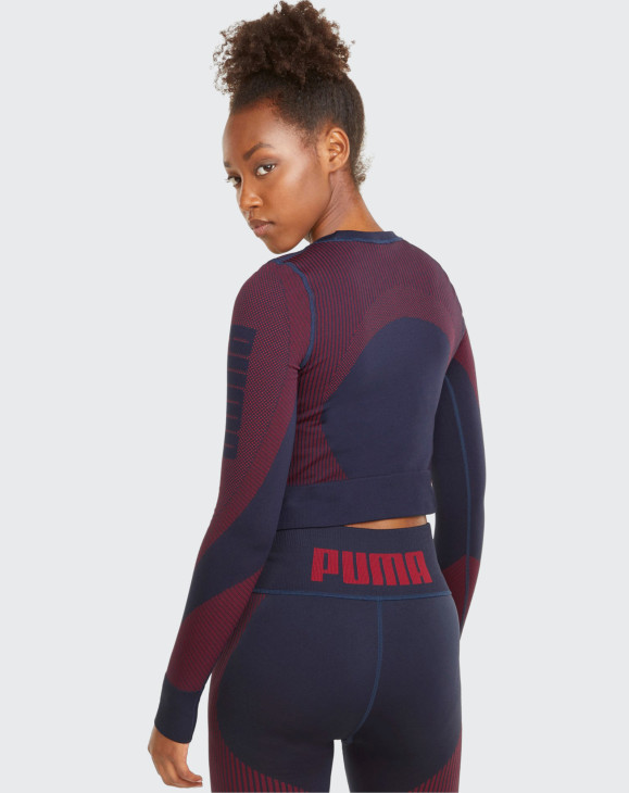 detail Dámské funkční tričko Puma Train Seamless Fitted Long Sleeve