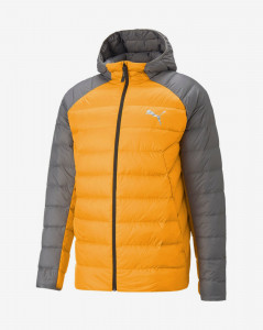 Pánská zimní bunda Puma PackLITE Hooded Down Jacket Tangerine