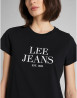 náhled Dámské tričko s krátkým rukávem Lee GRAPHIC TEE BLACK černé