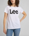 detail Dámské tričko s krátkým rukávem Lee LOGO TEE WHITE