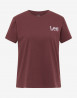 náhled Dámské tričko s krátkým rukávem Lee SMALL LOGO TEE BOYSENBERRY