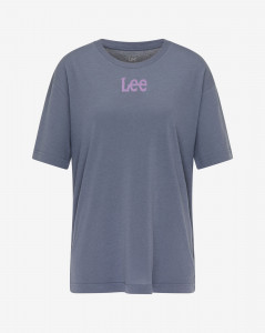 Dámské tričko s krátkým rukávem Lee RELAXED CREW TEE WASHED GREY