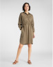 náhled WORKER DRAPEY DRESS OLIVE GREEN