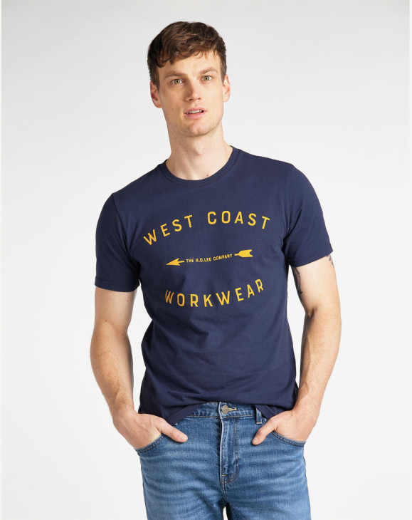 detail WORKWEAR TEE DARK NAVY