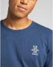 náhled Pánské tričko s krátkým rukávem Lee SS TONAL LOGO TEE INSIGINIA BLUE modré