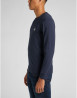 náhled Pánské tričko s dlouhým rukávem Lee LS PATCH LOGO TEE NAVY tmavě modré