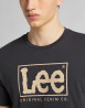náhled Pánské tričko s krátkým rukávem Lee SQUARED LEE TEE WASHED BLACK