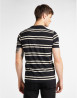 náhled BASIC STRIPE TEE BLACK