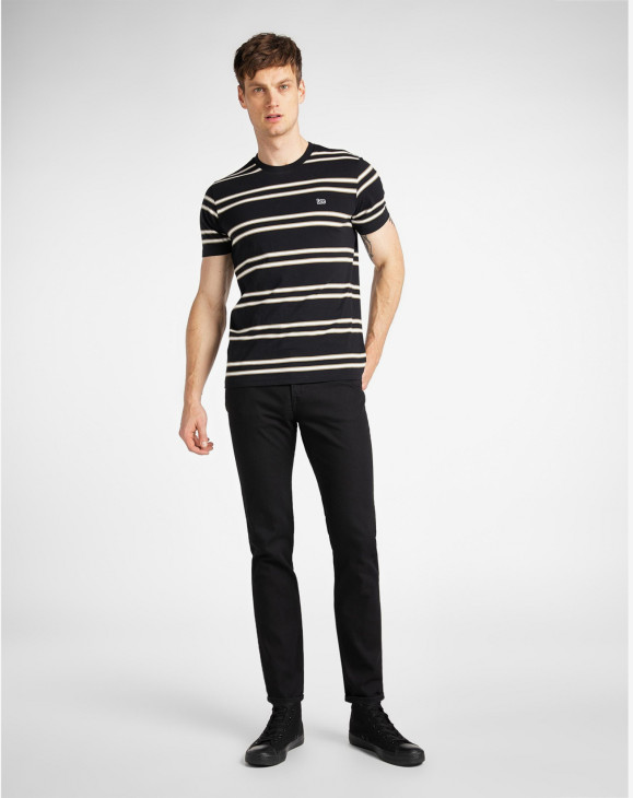 detail BASIC STRIPE TEE BLACK