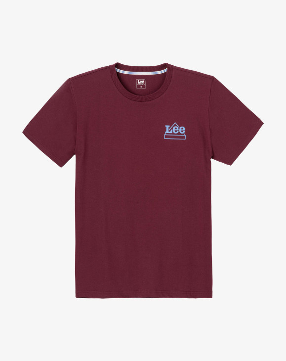 detail MINI LOGO T MAROON