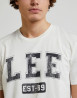náhled Pánské tričko s krátkým rukávem Lee LEE TEE OFF WHITE