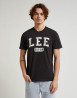 náhled Pánské tričko s krátkým rukávem Lee LEE TEE WASHED BLACK