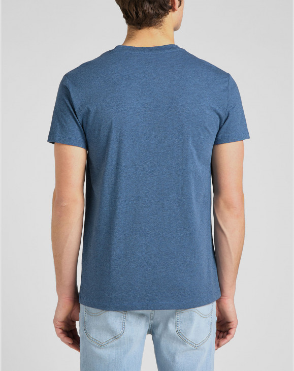 detail Pánské tričko s krátkým rukávem Lee ULTIMATE POCKET TEE BLUE UNION