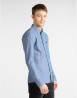 náhled SLIM BUTTON DOWN WASHED BLUE