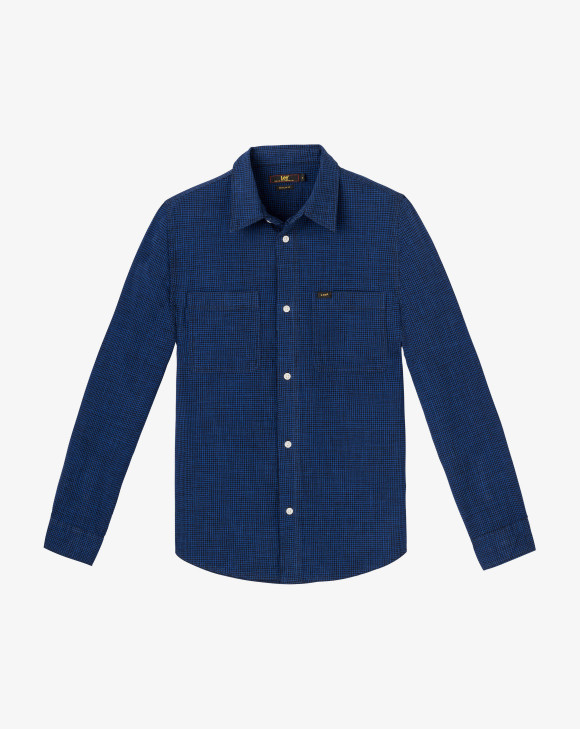 detail WORKER SHIRT FRENCH BLUE