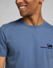 náhled Pánské tričko s krátkým rukávem Lee SS SMALL LOGO TEE MARINE