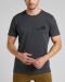 detail Pánské tričko s krátkým rukávem Lee SS SMALL LOGO TEE WASHED BLACK