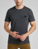 náhled Pánské tričko s krátkým rukávem Lee SS SMALL LOGO TEE WASHED BLACK