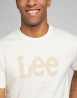 náhled Pánské tričko s krátkým rukávem Lee LOGO TEE OFF WHITE