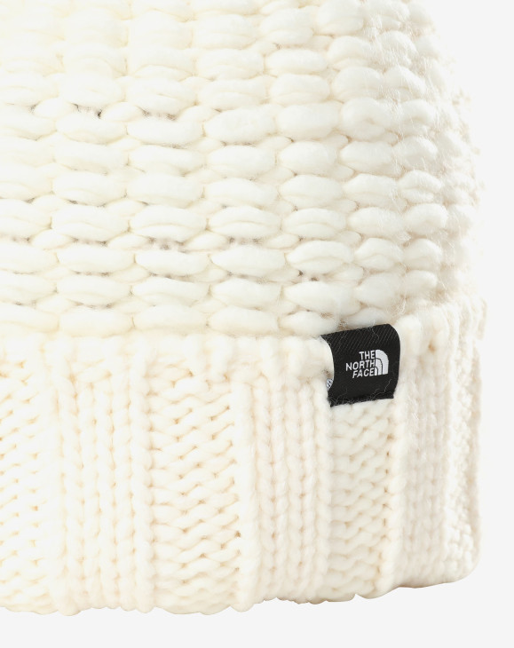 detail Dámská čepice The North Face COZY CHUNKY BEANIE bílá