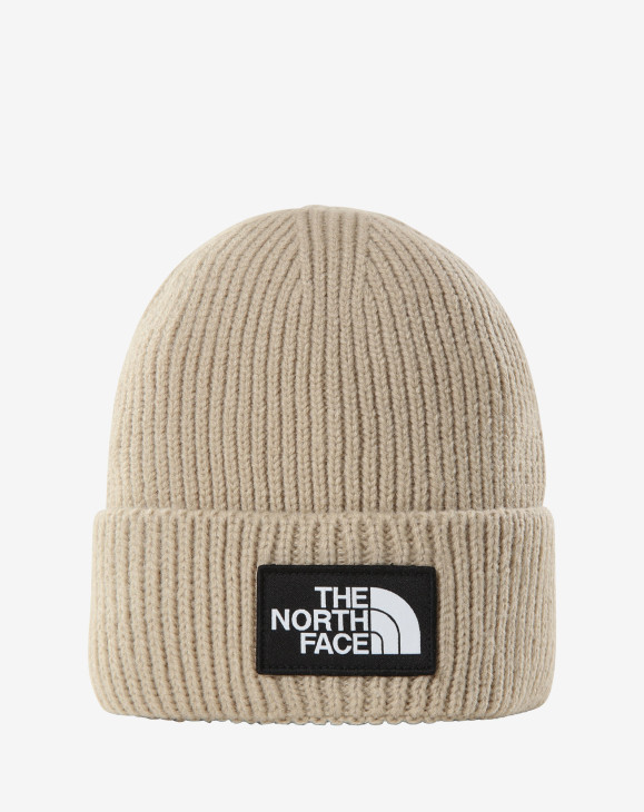 detail TNF LOGO BOX CUFFED BEANIE