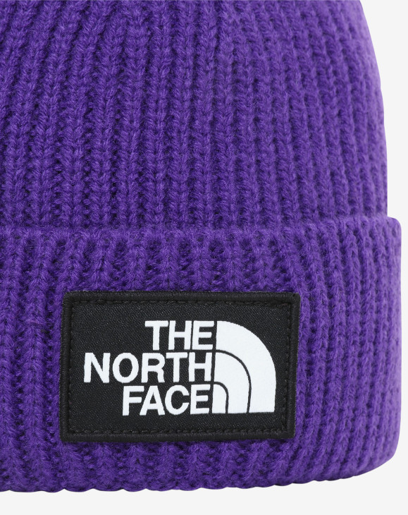 detail TNF LOGO BOX CUFFED BEANIE