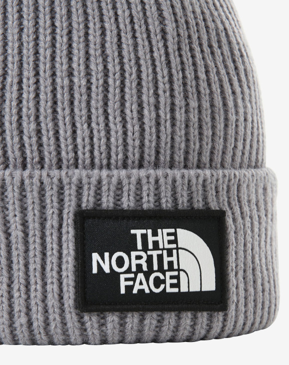 detail TNF LOGO BOX CUFFED BEANIE