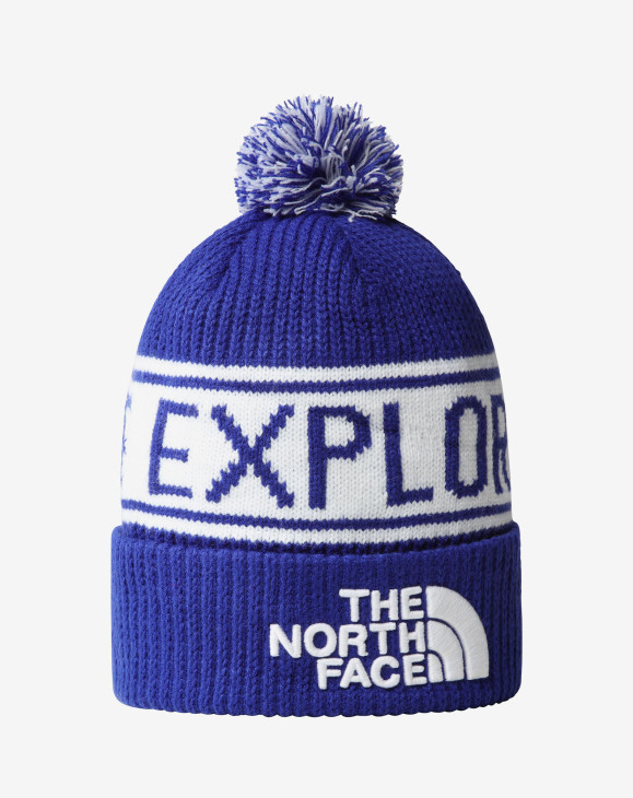 detail Pánská čepice The North Face RETRO TNF POM BEANIE