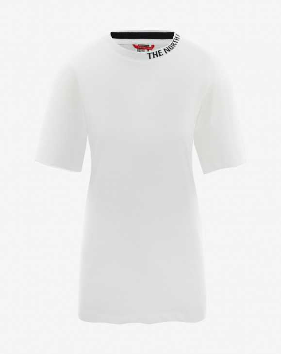 detail Dámské tričko s krátkým rukávem The North Face W ZUMU TEE bílé