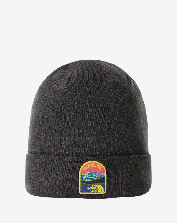 detail EMBROIDERED EARTHSCAPE BEANIE