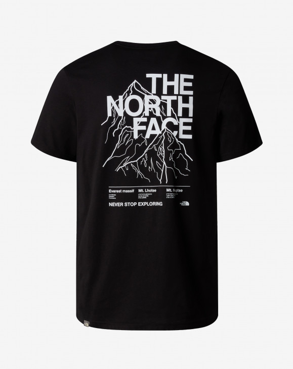 detail Pánské tričko s krátkým rukávem The North Face M SS MOUNTAIN OUTLINE TEE