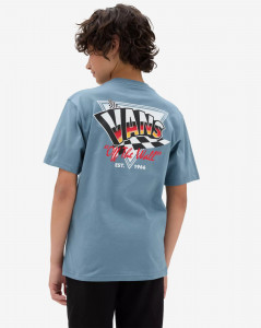 Chlapecké tričko s krátkým rukávem Vans HOLE SHOT SS BLUESTONE