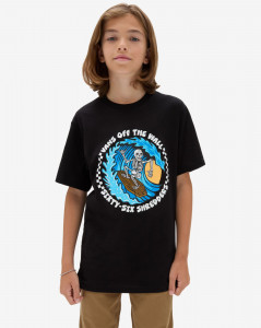 Chlapecké tričko s krátkým rukávem Vans 66 SHREDDERS SS Black