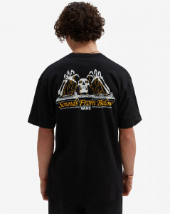 Pánské tričko s krátkým rukávem Vans SOUNDS FROM BELOW SS TE Black