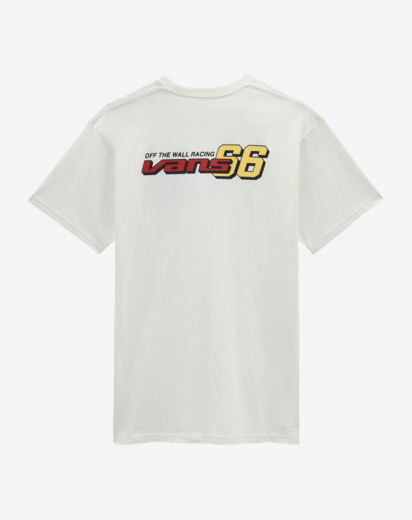 detail Pánské tričko s krátkým rukávem Vans VANS 66 RACING LOGO SS marshmallow