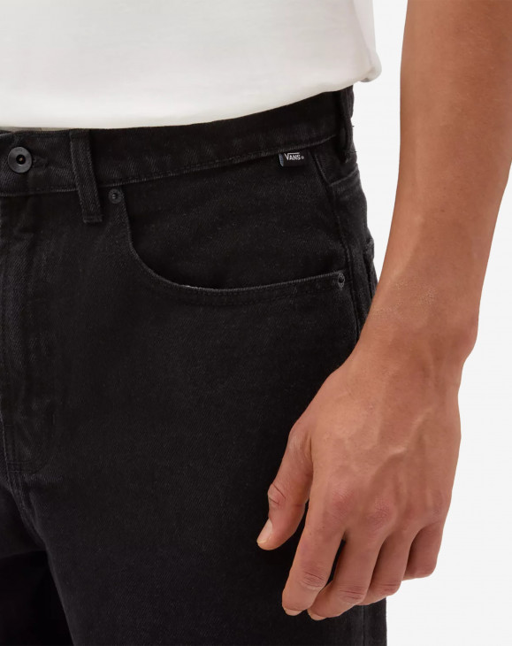 detail Pánské kalhoty Vans MN CHECK-5 BAGGY DENIM PAN Black
