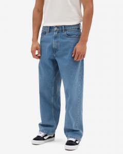 Pánské kalhoty Vans MN CHECK-5 BAGGY DENIM PAN STONEWASH/BLUE