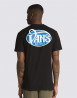 náhled Pánské tričko s krátkým rukávem Vans VANS OVAL SCRIPT SS TEE Black