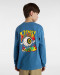 detail Chlapecké tričko s dlouhým rukávem Vans BY EYEBALLIE LS COPEN BLUE