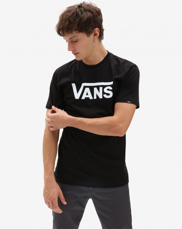 detail Pánské tričko s krátkým rukávem Vans MN VANS CLASSIC Black/White